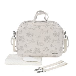 BOLSA CANASTILLA TOILE DE JOUY CREAM