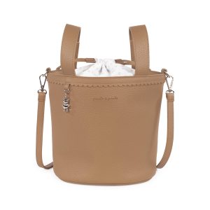 BOLSA BUCKET ICON CARAMEL