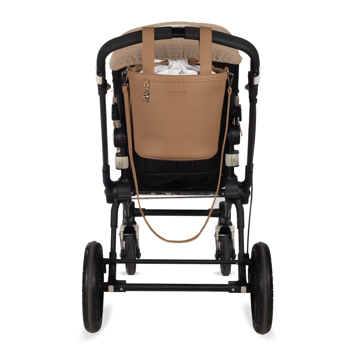 BOLSA BUCKET ICON CARAMEL - Imagen 8