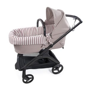 CUBRE CUCO DUAL +SÁBANA AJUSTABLE CUCO CHERRY RAYAS