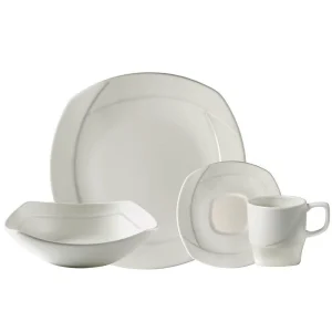 Vajilla Corona Luciana 4 Puestos- 16 Piezas