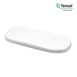 BAJERA AJUST.IMP.TENCEL MOISES 35x80x7 CM LISO E BLANCO