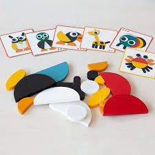 Ze Géoanimo Blocks de Madera DJ06432- Djeco 36432 - Imagen 4