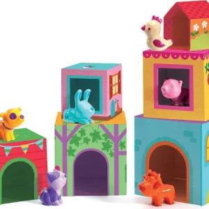 Topanifarm Cubos Apilables - Djeco 39108