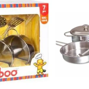 Batería de Cocina 7 Piezas Acero Inoxidable - Beeboo 47020981