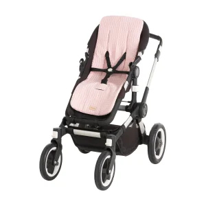 COLCHONETA SILLA UNIVERSAL REVERSIBLE RECTA ZICO ROSA 30x80x1 CM