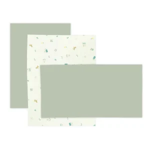 SABANA CUNA 3 PCS (CUNA 60) 60x120x1 CM HOUSE MINT
