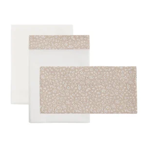 SABANA CUNA 3 PCS (CUNA 60) 60x120x1 CM RUSTIC ROSA