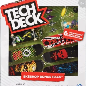 Tech deck SK8SHOP Bonus Pack Skates Finger Skate,Mini Skates para Dedos 96 mm- Spin Master 6028845