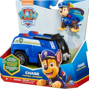 Paw Patrol, Patrulla Canina Chase Vehículo Clásico Coche de Policia - Spinmaster 6069059