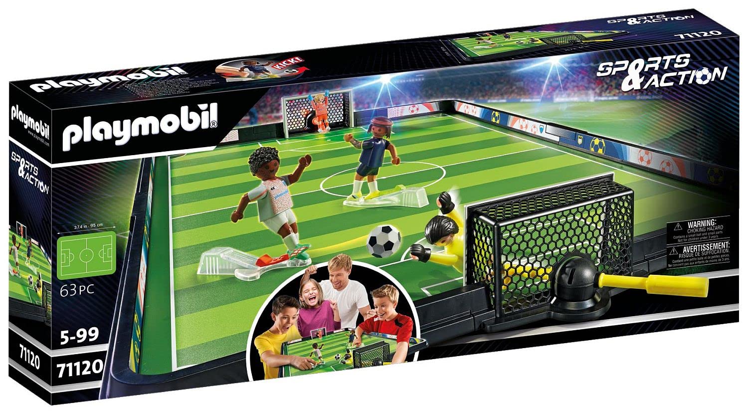Sports & Action Campo de Futbol - Playmobil 71120