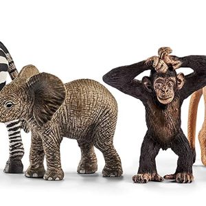 Wild Life, Set 4 figuras animales de África - Schleich 42387