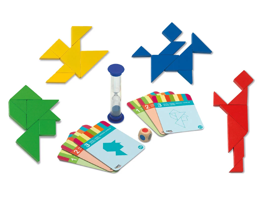 4 Tangrams Madera - Cayro 851 - Imagen 7