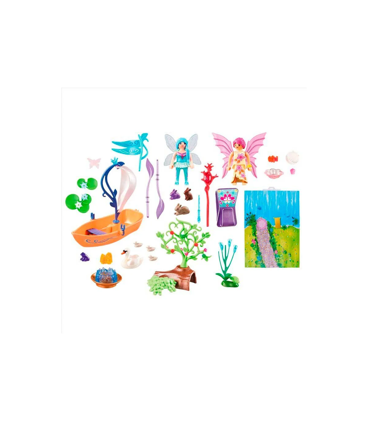 Play Map, Mapa El Lago de las Hadas - Playmobil 9330 - Imagen 2