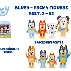 Bluey 4 figuras - Giochi  Preziosi BLY01000