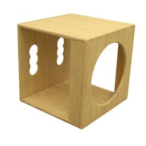 Cubo Inspiración Pikler Círculo y nube