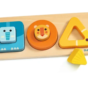 Volu Basic Puzzle Volumen de Formas de Madera DJ06209 - Djeco 36209