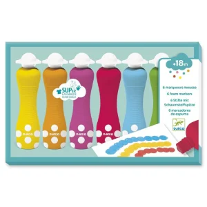 6 Rotuladores de Espuma - Djeco 39002