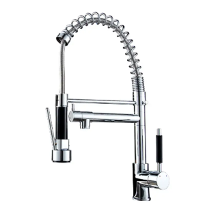 Grifo Llave Mezclador Lavaplatos Cuello Escualizable YW113