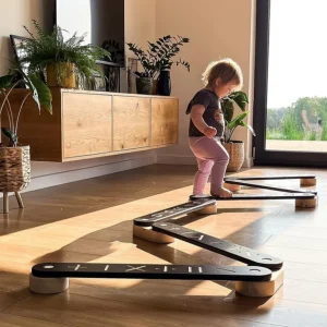Viga de equilibrio de madera Montessori
