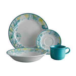 Vajilla Corona Cala 4 Puestos 16 Piezas Color Multicolor