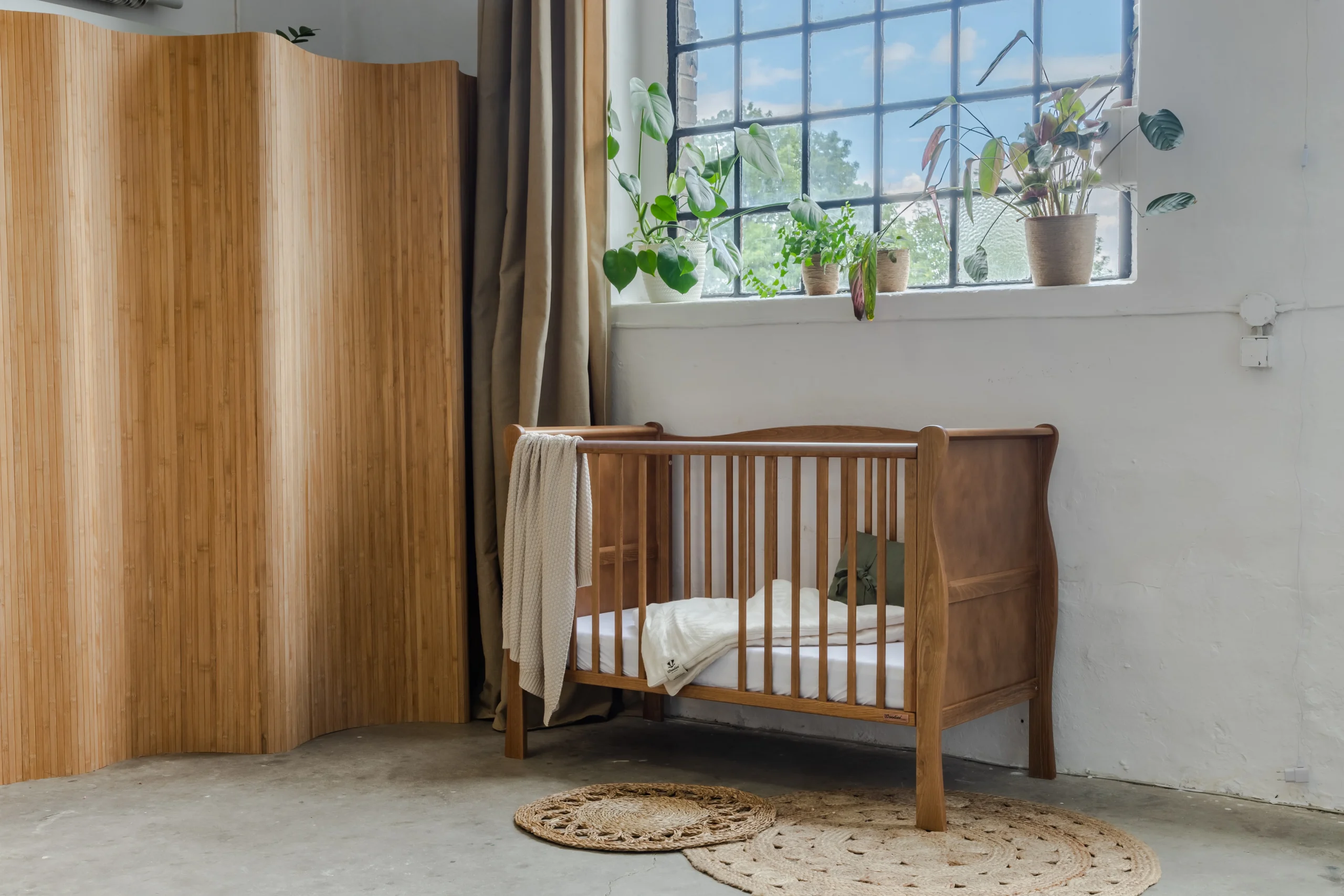 Woodies Noble 2 en 1 Cuna Cama 70x140 cm - Vintage