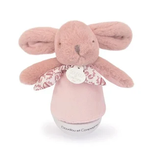 Conejito Musical Luz Rosa - Baby Rabbit Doudou Pink - Doudou et Compagnie DC4194