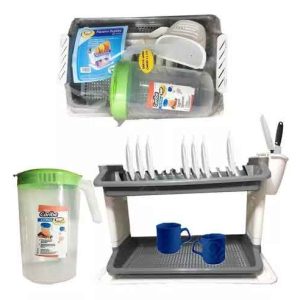 Platero Escurridor Duplex + Jarra de Jugo Caribe