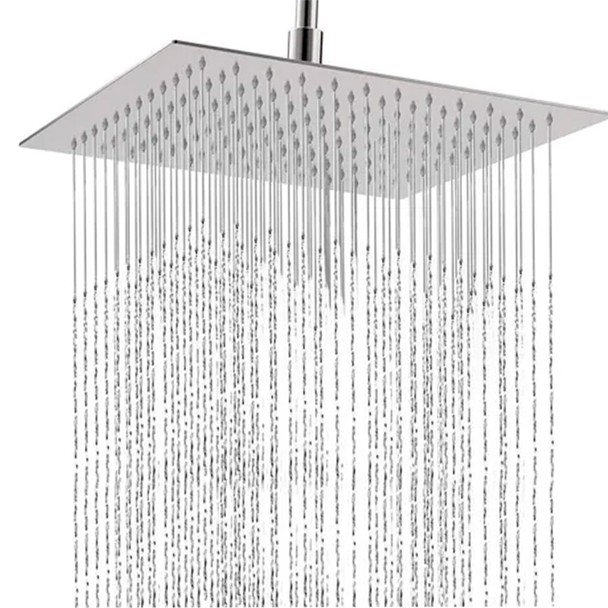 Tubo + Regadera de 20Cm En acero Inoxidable - Imagen 2