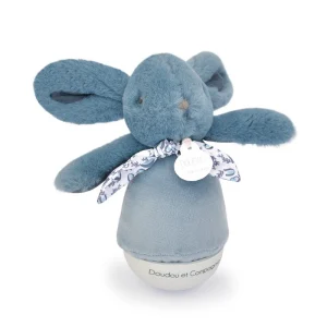 Conejito Musical Luz Azul - Baby Rabbit Doudou Blue - Doudou et Compagnie DC4195